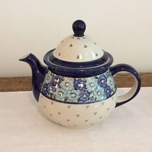 Polish Pottery Coffee Server